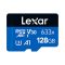 Upgraded 128GB Lexar 633X MicroSD Card Speed 100MB/s with Garlic OS and Everything Pre-installed